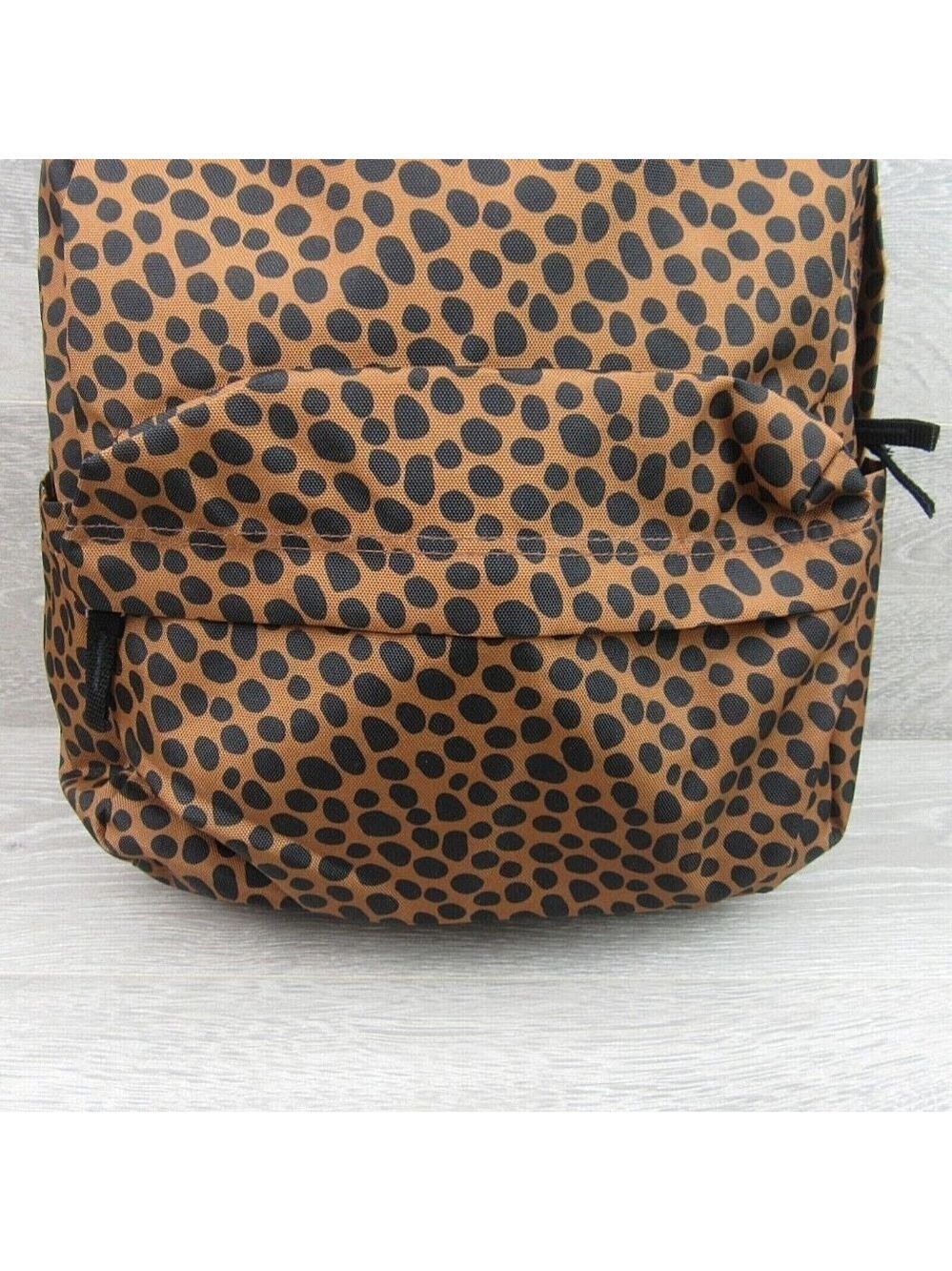 Vans Old Skool H20 Backpack School Travel Bag 22L Brown Black Animal Print NEW - Picture 3 of 12